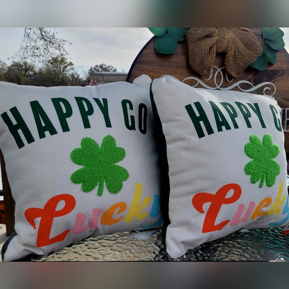 Happy Go Lucky Decorative Pillow Set